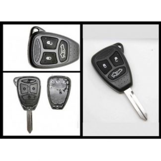 Chrysler trīs pogu atslēgas korpuss