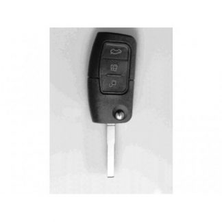Ford Focus | Mondeo | C-Max | S-Max | Kuga trīs pogu atslēgas korpuss (HU101 asmeņiem)